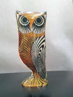 Abraham Palatnik Abraham Palatnik Two Tone Lucite Owl 1970s - 2590897