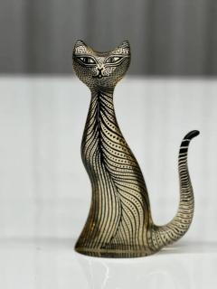 Abraham Palatnik Brazilian Modern Kinetic Sculpture of a Cat in Resin by Abraham Palatinik 1960s - 3299091