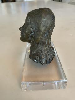 Abstract Bronze Sculpture on Lucite Base France 1930s - 3998014