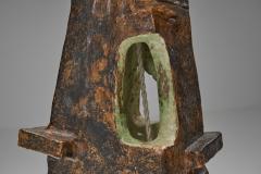 Abstract Ceramic Table Lamp France 1960s - 4523173