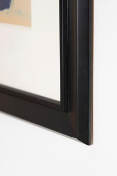 Abstract Expressionist New York School Blue Bull Painting Signed and Dated 1959 - 4491533