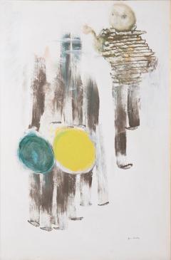 Abstract Figurative Modernist Painting by Jean Houston - 4391751