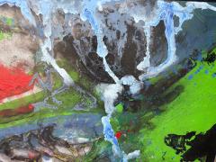 Abstract Framed Oil On Canvas - 4817255