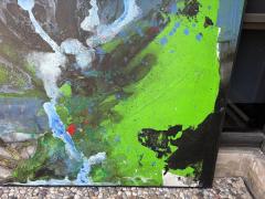 Abstract Framed Oil On Canvas - 4817322