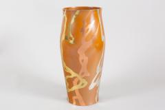 Abstract Japanese Bronze Vase with Mixed Metal - 1186332