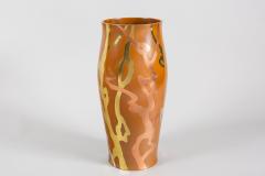 Abstract Japanese Bronze Vase with Mixed Metal - 1186335