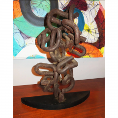 Abstract Metal Sculpture by Joe Seltzer - 2687438