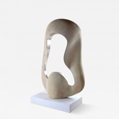 Abstract Modern Contemporary Sculpture Infinty Silverplated Basswood AT 2021 - 4320302