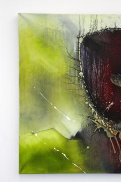 Abstract Painting Crawfish vs Turtle Acrylic On Canvas by MS Austria 2021 - 3977946
