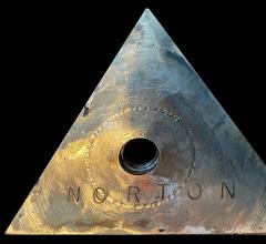 Abstract Sculpted Stainless Steel Table Lamp Metal Shade by Norton - 4529994