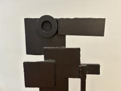 Abstract Sculpture in Welded Iron Wood - 4544505
