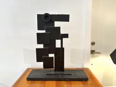 Abstract Sculpture in Welded Iron Wood - 4544516