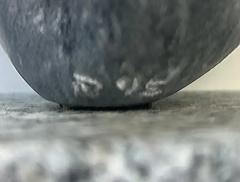 Abstract and Figurative Marble Hand Carved Sculpture on a Granite Base - 3650754