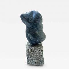 Abstract and Figurative Marble Hand Carved Sculpture on a Granite Base - 3655134