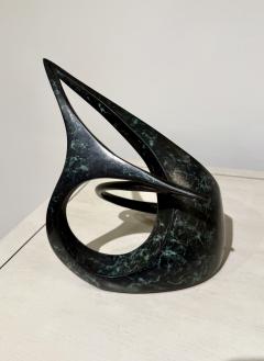 Abstract bronze sculpture Signed C Strain 18 20 00 America 2000 - 4324339