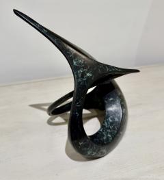 Abstract bronze sculpture Signed C Strain 18 20 00 America 2000 - 4324340