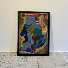 Abstract oil painting Oil on canvas painting by William Sharp America 1940s - 4558632