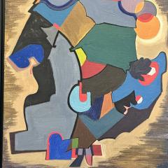 Abstract oil painting Oil on canvas painting by William Sharp America 1940s - 4558633