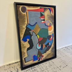 Abstract oil painting Oil on canvas painting by William Sharp America 1940s - 4558634