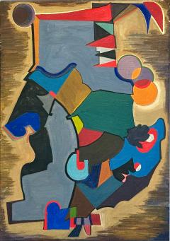 Abstract oil painting Oil on canvas painting by William Sharp America 1940s - 4559801