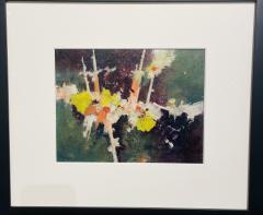 Abstract oil painting by Charles Green Shaw New York 1958  - 3581837