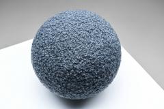 Accent Ball Pillow in Blue Fabric - 2496839