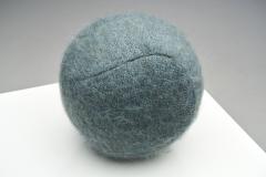 Accent Ball Pillow in Bluish Grey Fabric - 2230323