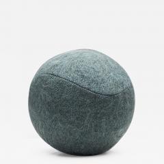 Accent Ball Pillow in Bluish Grey Fabric - 2230629