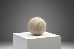 Accent Ball Pillow in Sand Coloured Fabric - 2223387