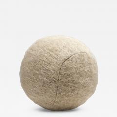Accent Ball Pillow in Sand Coloured Fabric - 2225364
