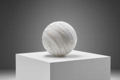 Accent Ball Pillow in a Soft Striped Fabric - 2497050