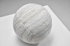 Accent Ball Pillow in a Soft Striped Fabric - 2497056