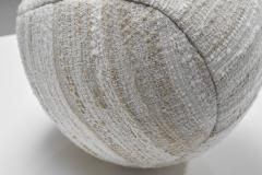 Accent Ball Pillow in a Soft Striped Fabric - 2497062