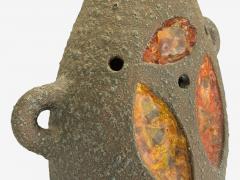 Accolay Pottery Accolay Ceramic Stained Glass Spun Resin Table Lamp France 1960s - 4380097