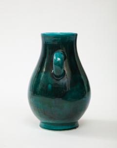 Accolay Pottery Mid Century Accolay Green Vase - 2529360