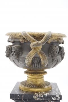 Achille Collas bronze and gilt Warwick vase lamp on portoro marble basis by Barbadienne 1860 - 3004500