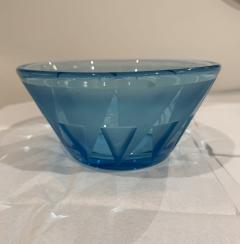 Acid etched glass bowl By Jean Luce France 1930s  - 4207132