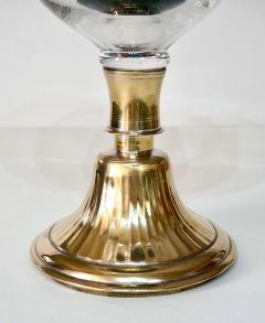 Acroterion Bespoke Hookah Base Photophore 19th Century Fluted Brass Base - 4367538