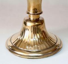 Acroterion Bespoke Hookah Base Photophore 19th Century Fluted Brass Base - 4367540