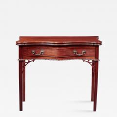 Adam Hains CHIPPENDALE CARD TABLE Attributed to Adam Hains - 1250964