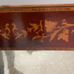 Adam s Style Small Wall Mirrors Leaf Motif Satinwood Distressed USA 1930s - 3445826