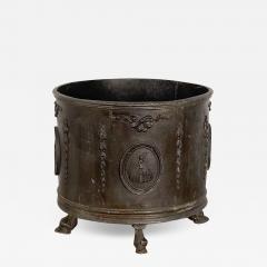 Adams Neoclassical Planter Probably Zinc with Patina 19th Century - 2510490