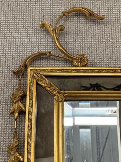 Adams Style Beveled Wall Console Over the Mantel Mirror Giltwood - 2846550