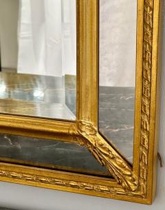 Adams Style Beveled Wall Console Over the Mantel Mirror Giltwood - 2846552