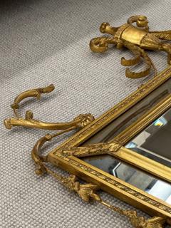 Adams Style Beveled Wall Console Over the Mantel Mirror Giltwood - 2846554