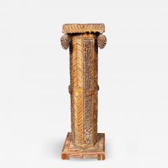 Adirondack Stick Work And Pine Pedestal - 4679509