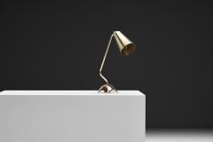 Adjustable Brass Table Lamp with Dynamic Stand Europe 1960s - 4729680