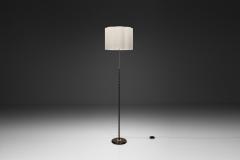 Adjustable Brass and Lacquered Metal Floor Lamp Europe Mid 20th Century - 4528229