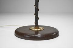Adjustable Brass and Lacquered Metal Floor Lamp Europe Mid 20th Century - 4551521
