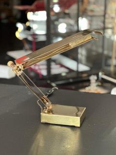 Adjustable Italian Brass Table Lamp 1970s - 3997959